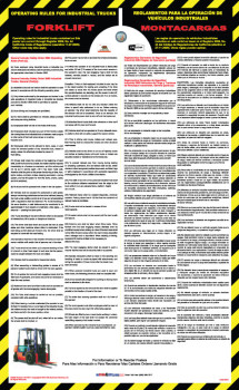 Mandatory California Forklift Poster