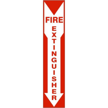 Fire Extinguisher Arrow Sign