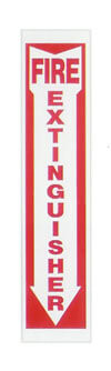 Fire Extinguisher Arrow - Plastic
