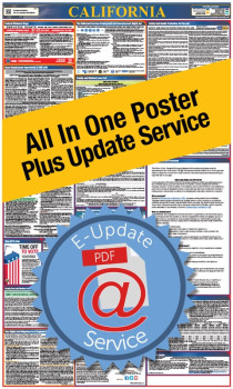 California All In One Poster + 2 Year E-Update Service