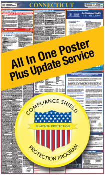 Connecticut All In One Poster + 1 Year Replacement Poster