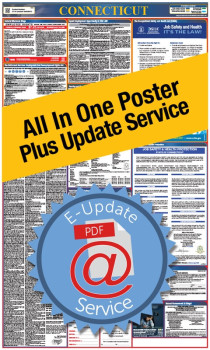 Connecticut All In One Poster + 3 Year E-Update Service