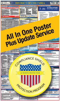 District of Columbia All In One Poster + 3 Year Replacement Poster