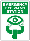 Eye Wash Sign (w/graphic)