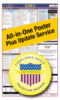 Iowa All in One Poster + 2 Year Replacement Poster