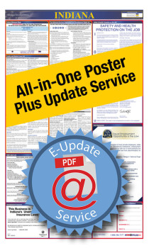 Indiana All in One Poster + 2 Year E-Update Service