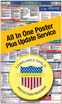 Louisiana All In One Poster + 1 Year Replacement Poster