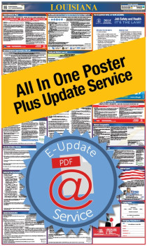 Louisiana All In One Poster + 2 Year E-Update Service