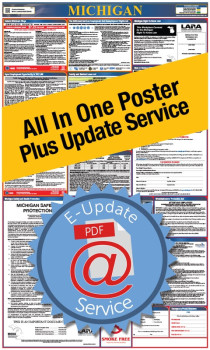 Michigan All In One Poster + 2 Year E-Update Service