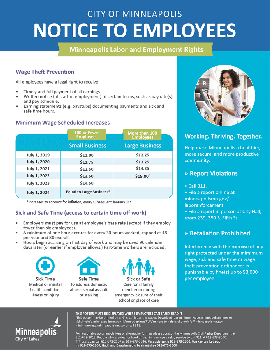 City of Minneapolis Labor and Employment Rights