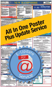 New Hampshire All In One Poster + 3 Year E-Update Service