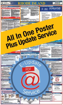 Rhode Island All In One Poster + 2 Year E-Update Service
