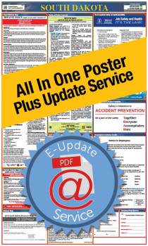 South Dakota All In One Poster + 1 Year E-Update Service