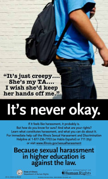 Illinois Sexual Harassment in Higher Education Poster