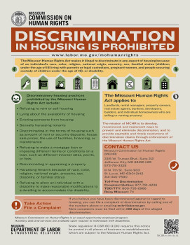 Missouri Discrimination in Housing Poster