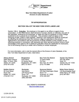 New York Tip Appropriation Poster