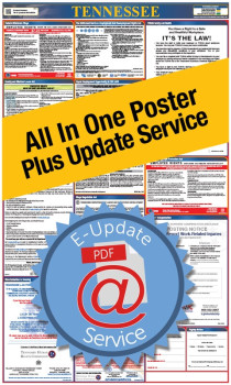 Tennessee All In One Poster + 1 Year E-Update Service