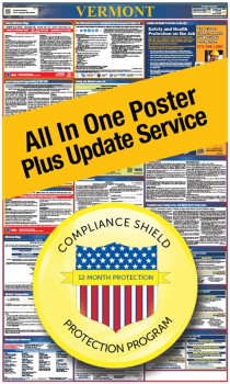 Vermont All In One Poster + 1 Year Replacement Poster