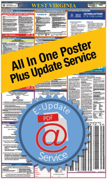 West Virginia All In One Poster + 2 Year E-Update Service
