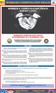 Workers' Compensation Fraud Poster