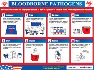 Bloodborne Pathogens Training Poster