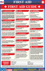 First Aid Guide Poster