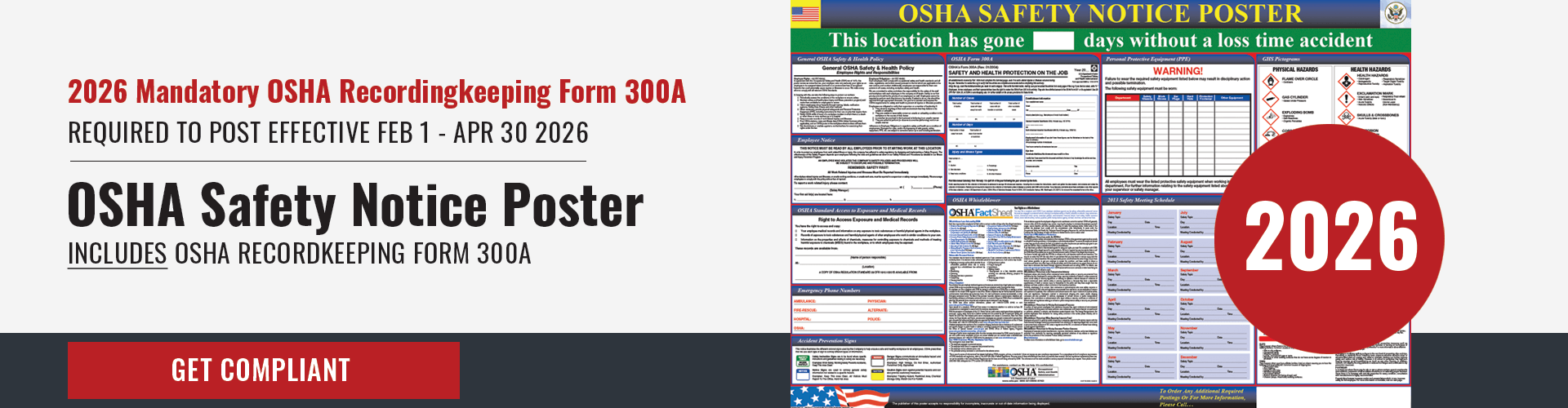 OSHA Safety Notice Poster